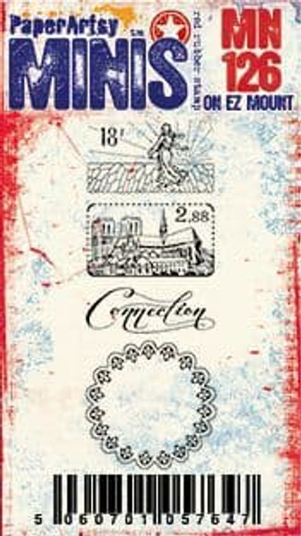 PaperArtsy: Ink & Dog Mini Stamp 126
