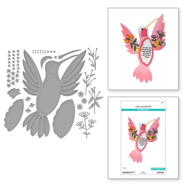 Spellbinders: Hummingbird Card Creator Etched Dies from Bibi's Hummingbird Collection