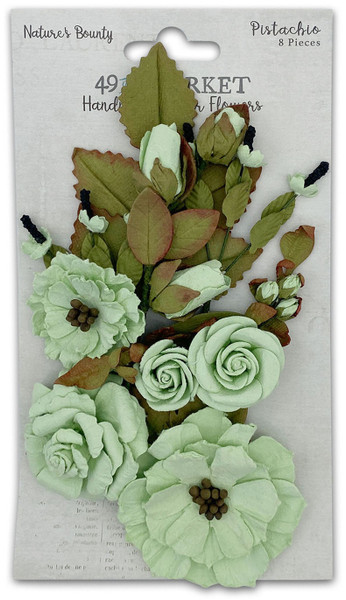 49 and Market: Nature's Bounty Paper Flowers - Pistachio