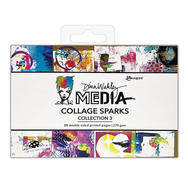 Dina Wakley MEdia: Collage Sparks, Collection 3
