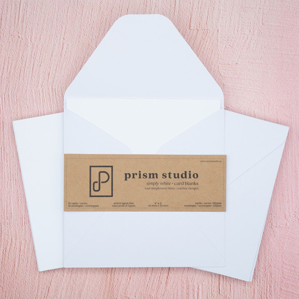 “Prism Studio: Card Blanks & Envelopes, 6" x 6"