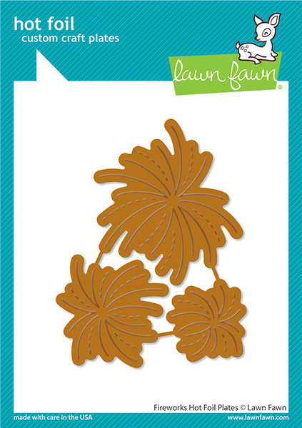 Lawn Fawn: Hot Foil Plate, Fireworks