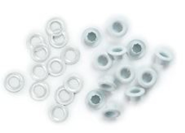 We R Memory Keepers: Eyelet & Washer, Crop-A-Dile - Standard - White (60pc)