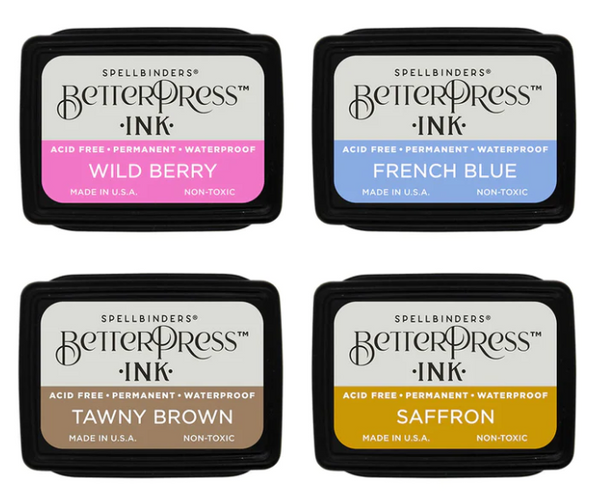 Spellbinders: BetterPress Ink Mini Set - Nature Tones