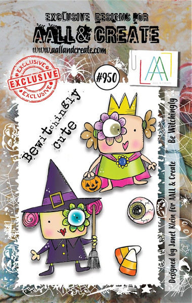 AALL & Create: A7 Clear Stamp Set, #950 - Be Witchingly