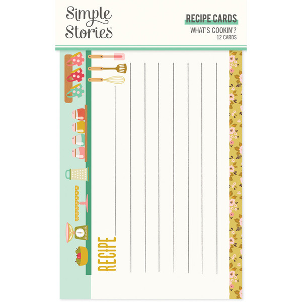 Simple Stories: Recipe Cards, What's Cookin'?