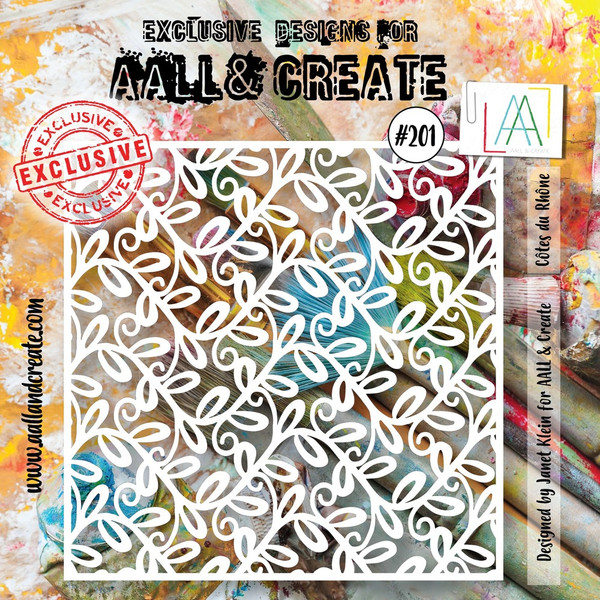 AALL & Create: Stencil, #201- Cotes du Rhone