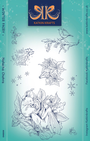Katkin Krafts: Clear Stamp, Winter Fairy