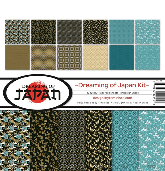 Reminisce: 12x12 Collection Kit, Dreaming Of Japan
