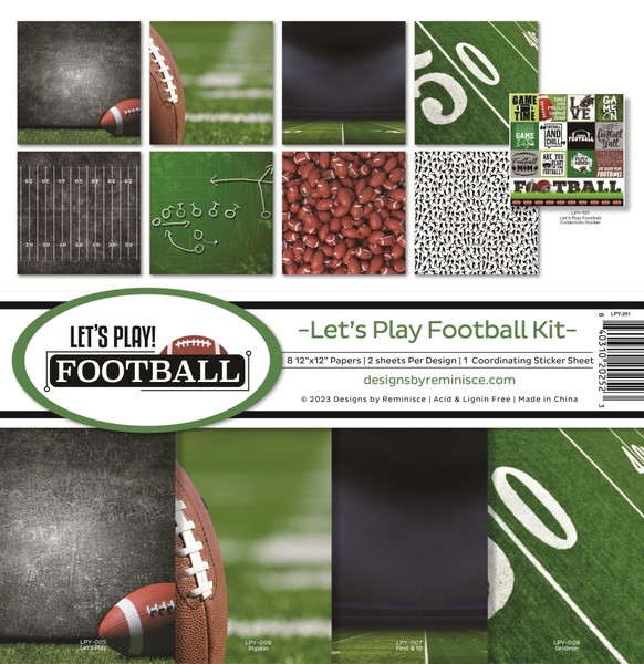 Reminisce: 12x12 Collection Kit, Let's Play Football