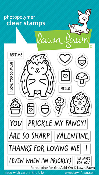 Lawn Fawn: Stamps, Porcu-pine for You Add-on