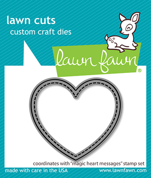 Lawn Fawn: Die Cuts, Magic Heart Messages