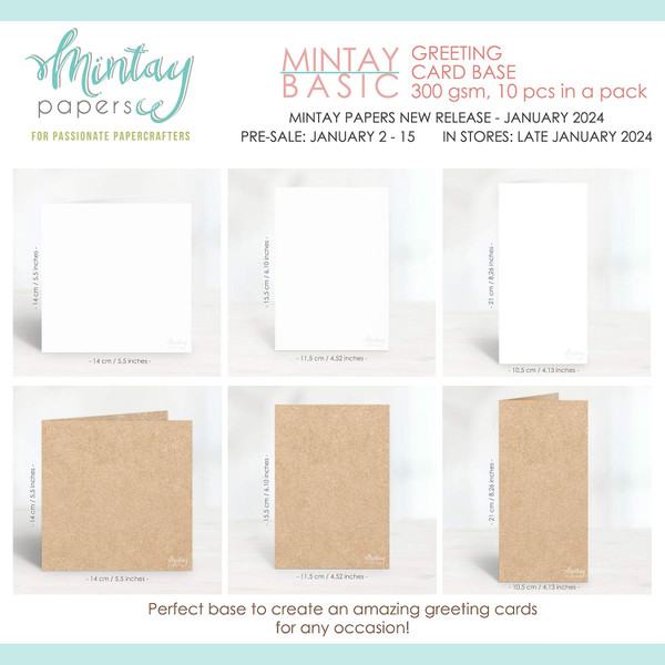 Mintay: Greeting Card Bases