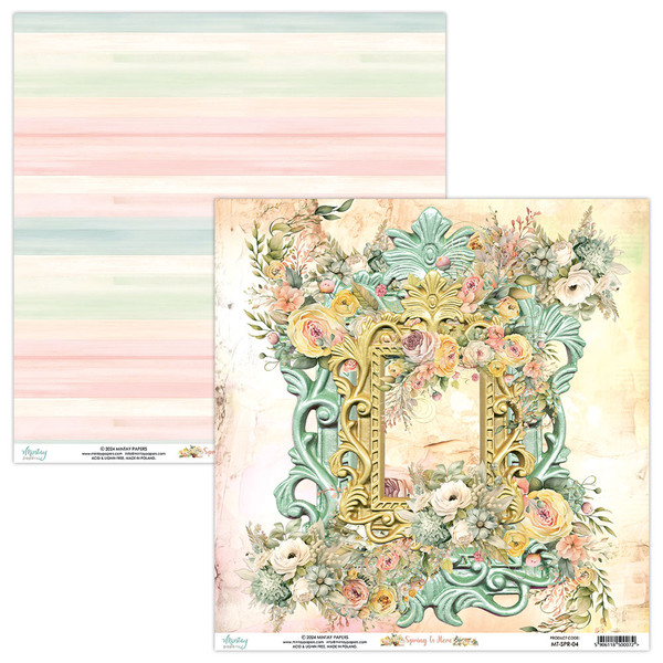 Mintay: 12x12 Patterned Paper, Spring Is Here 04