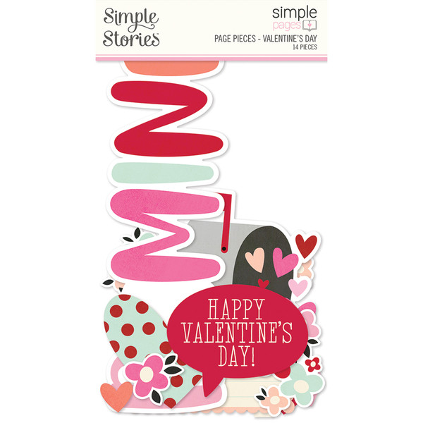 Simple Stories: Simple Page Pieces, Valentine's Day
