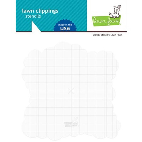 Lawn Fawn: Stencil, Cloudy