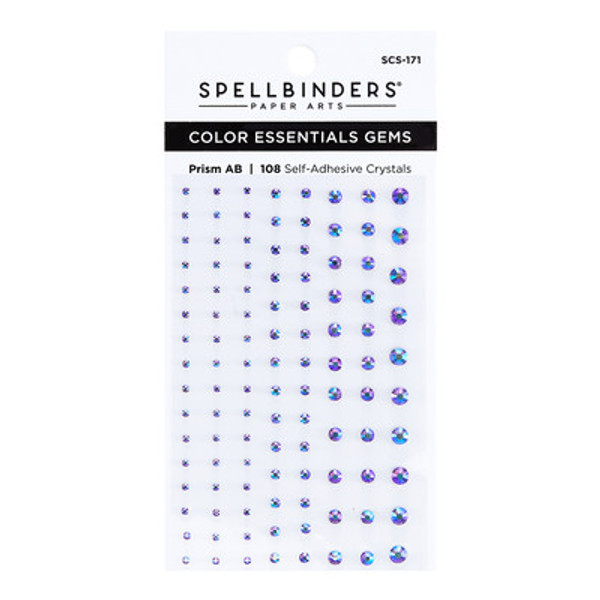 Spellbinders: Color Essentials Self Adhesive Gems, Prism AB