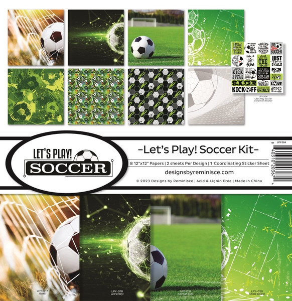 Reminisce: 12x12 Collection Kit, Let's Play Soccer