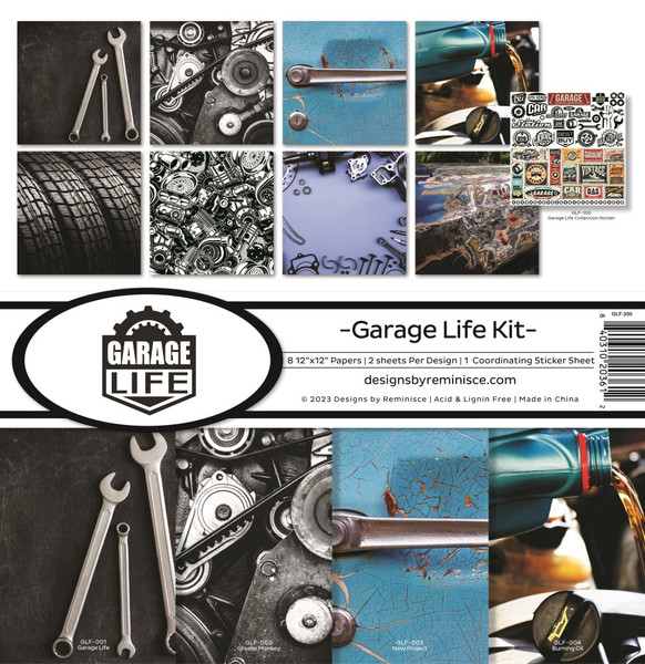 Reminisce: 12x12 Collection Kit, Garage Life