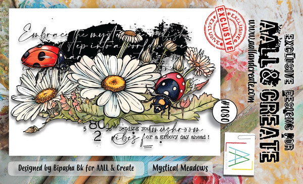 AALL & Create: A7 Clear Stamp Set, #1080 - Mystical Meadows