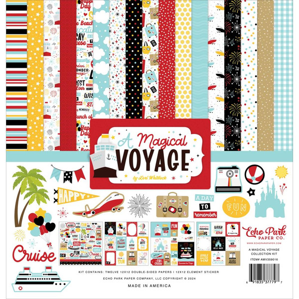 Echo Park: Collection Kit 12"X12", Magical Voyage