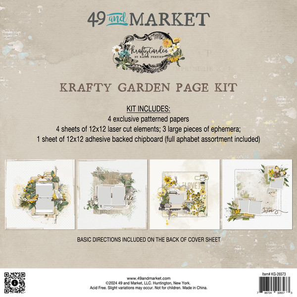 49 & Market: Page Kit, Krafty Garden