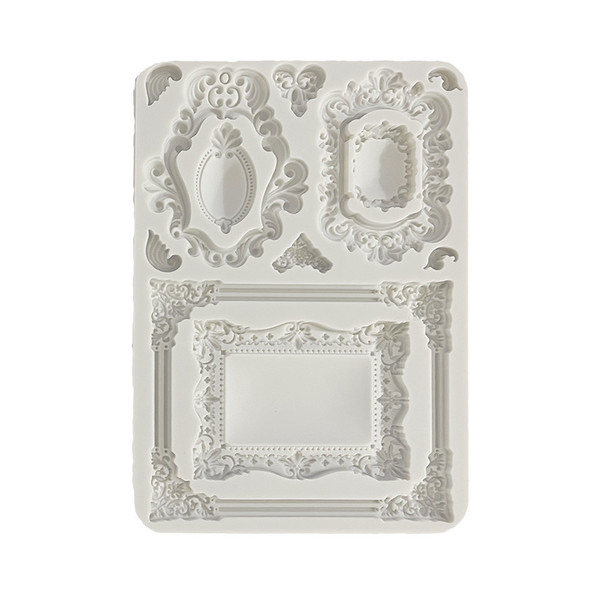 Stamperia: A5 Silicone Mould, Brocante Antiques - Frames