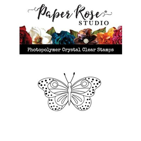 Paper Rose: Clear Stamp, Fiona Butterfly