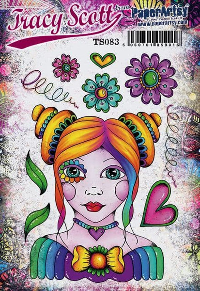 Tracy Scott: Stamp Set 083 (A5 set, trimmed, on EZ)