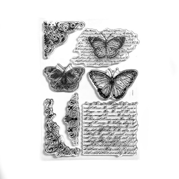 Elizabeth Craft Designs: Stamp Set, Butterflies & Swirls