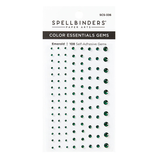 Spellbinders: Color Essentials Self Adhesive Gems, Emerald