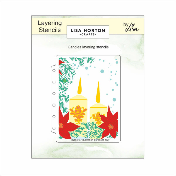 Lisa Horton Crafts: A6 Layering Stencils, Candles