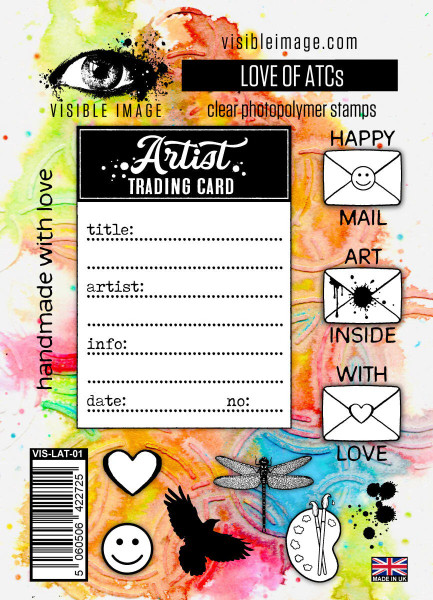Visible Image: A6 Stamp Set, Love of ATC's Visible Image: A6 Stamp Set, Love of ATC's