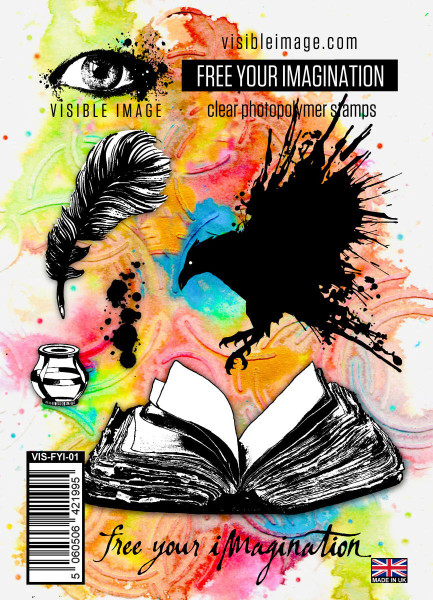 Visible Image: A6 Stamp Set, Free You Imagination