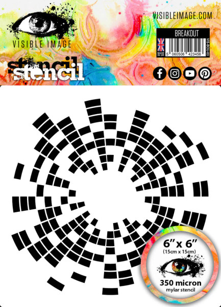 Visible Image: Breakout Stencil - 6 x 6
