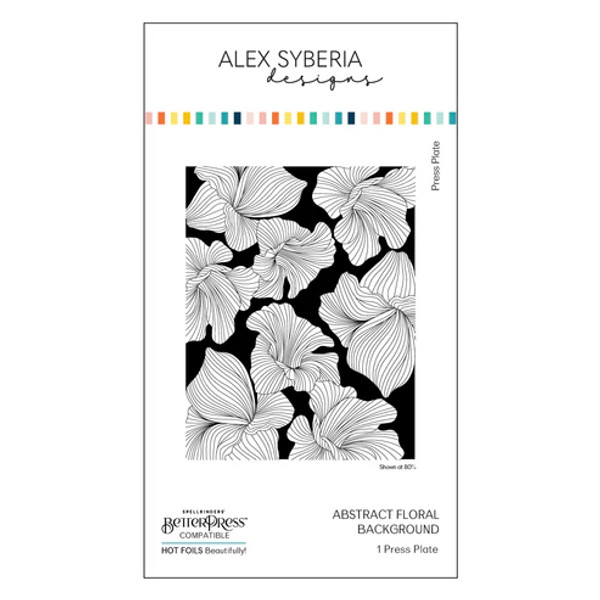 Alex Syberia Designs: Abstract Floral Background Press Plate
