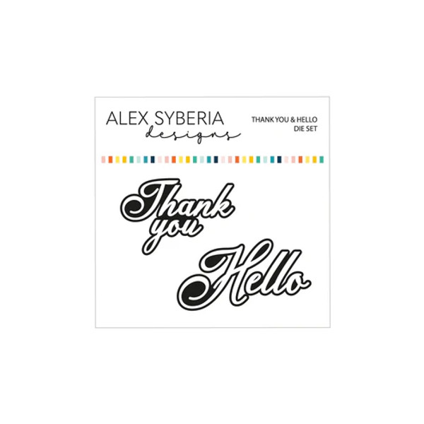 Alex Syberia Designs: Thank You & Hello Die Set