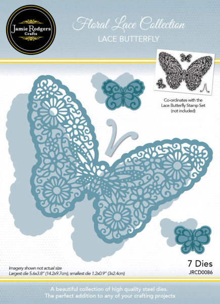 Jamie Rodgers Crafts: Lace Butterfly Die Set
