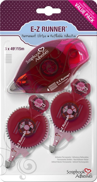 Scrapbook Adhesives: E-Z Runner, Refillable Value 3/Pack