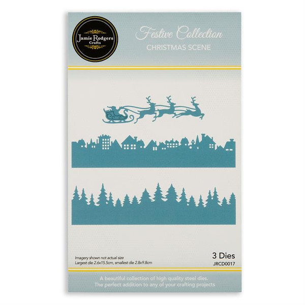 Jamie Rodgers Crafts:  Christmas Scene Die Set - Festive Collection