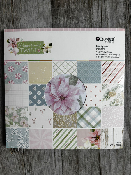 Spellbinders: 6x6 Paper Paper, Rosie's Studio - Peppermint Twist