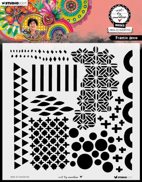 Art By Marlene: Mask -Frantic Deco,  1 Piece