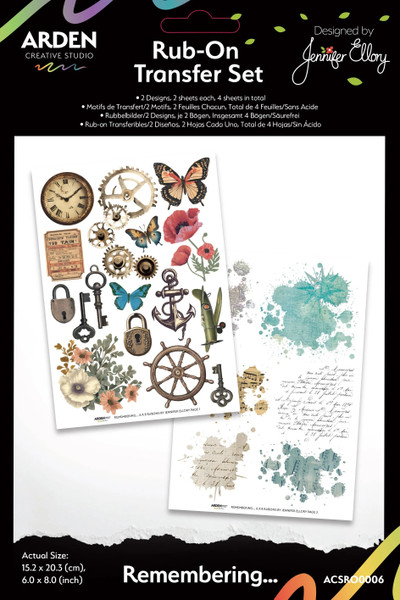 Arden Creative: Rub-on Transfer, Remembering.....