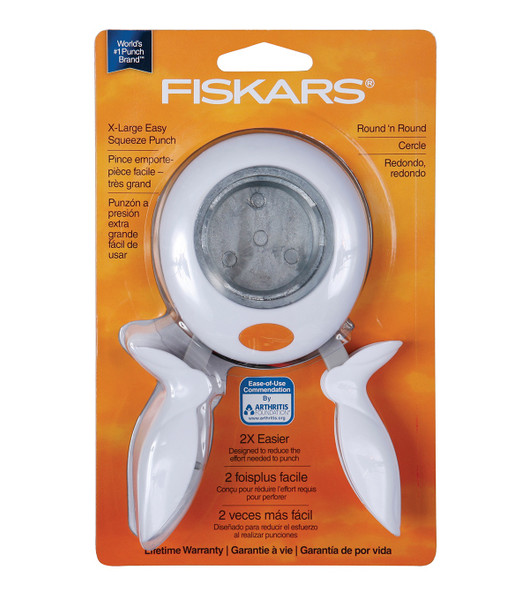Fiskars: Squeeze Punch, Extra Large - Round & Round