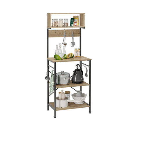 Luper 23.62'' Steel Standard Baker's Rack with Microwave Compatibility