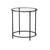 Doynton 21.6'' Tall Glass End Table