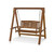 Fina 2 Person Solid Wood Porch Swing