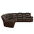 Gredmarie Leather Reclining Sectional
