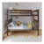 Joleen Twin Over Twin Solid Wood Standard Bunk Bed by Harriet Bee