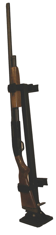 Rugged Gear 10083 Floor Mount Gun Rack Permanent 2 Rifle/Shotgun Black ...